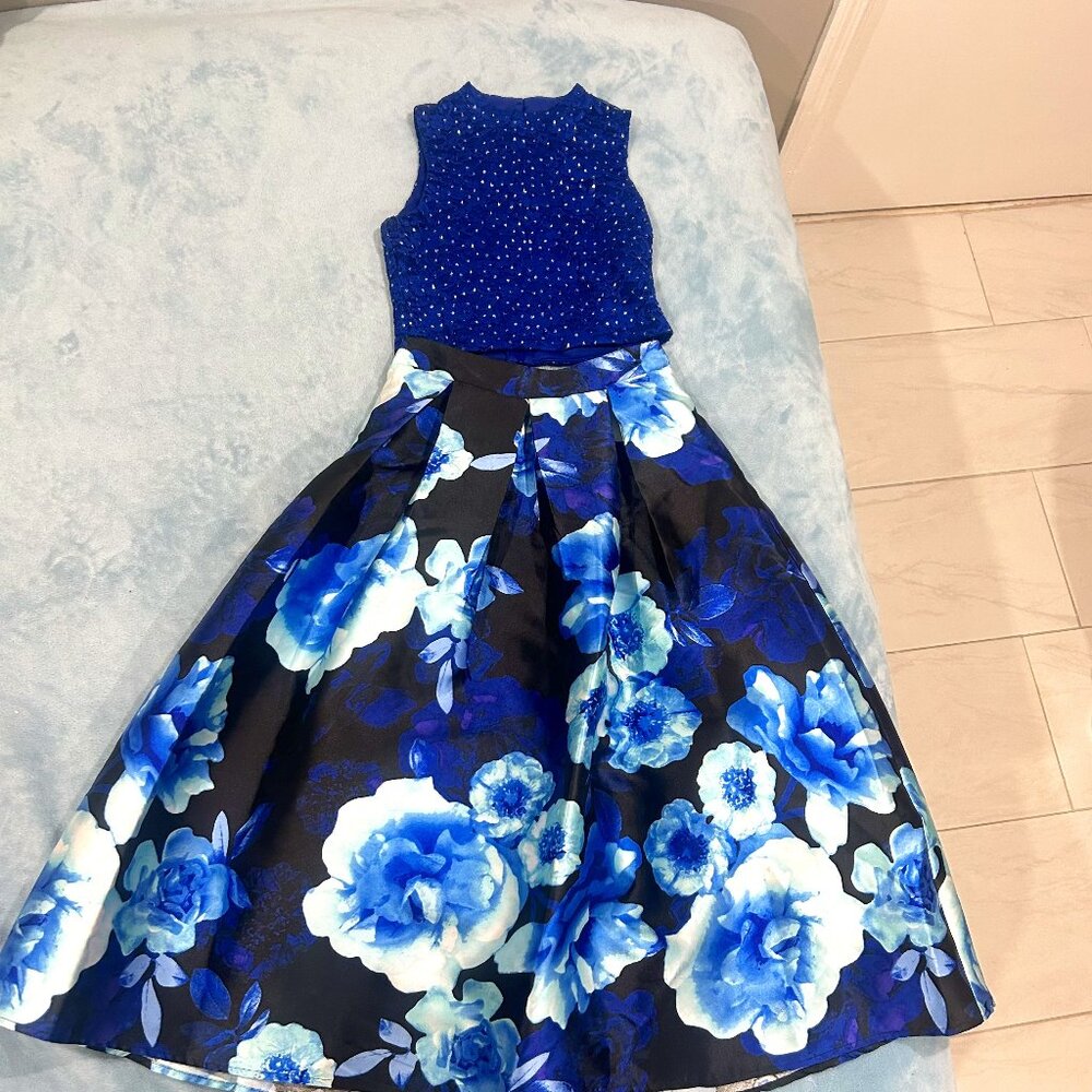 For Kids: Blue Matching Set Dress